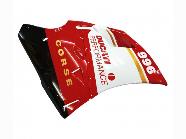 Carenados Moto Ducati 996 1993-2005 - Blanco Rojo Oro Negro Brillante Corse Performance