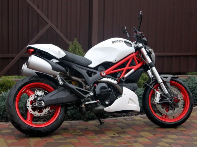 Carenados Moto Ducati Monster 696 796 1100 1100S 2008-2012 - Blanco