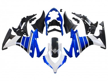 Carenados Moto Honda CBR500R 2013-2015 - Azul Blanco Negro Mate
