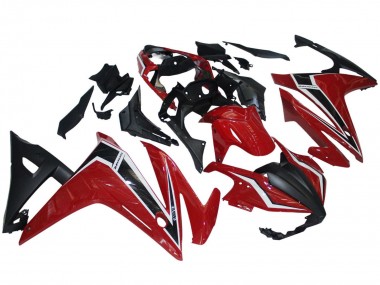 Carenados Moto Honda CBR500R 2016-2018 - Rojo Blanco Negro Mate