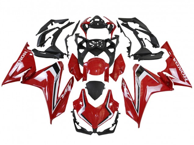 Carenados Moto Honda CBR500R 2022-2023 - Rojo Blanco Negro