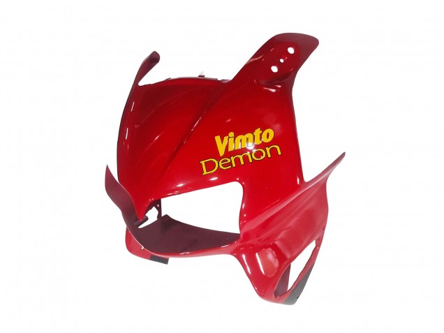 Carenados Moto Honda VFR 800 1998-2001 - Rojo Blanco Negro Brillante Vimto