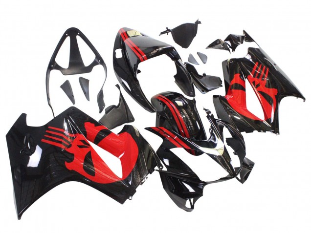 Carenados Moto Honda VFR 800 2002-2013 - Negro Brillante Rojo