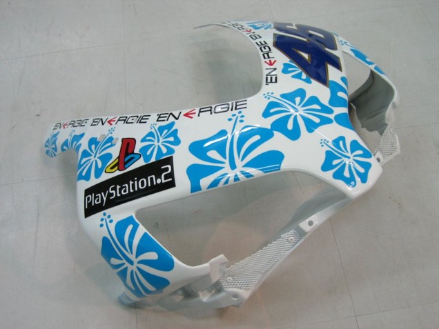 Carenados Moto Honda CBR1000RR 2004-2005 - Blanco Azul Nieve Nastro Azzurro 46