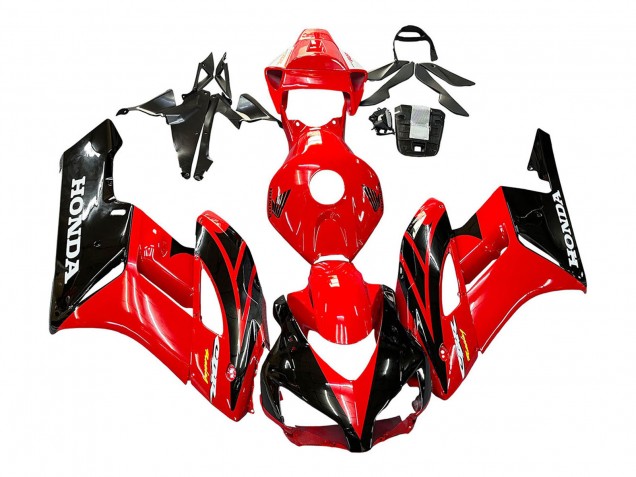 Carenados Moto Honda CBR1000RR 2004-2005 - Rojo Negro Brillante Carrera