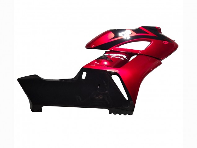 Carenados Moto Honda CBR1000RR 2004-2005 - Rojo Negro Brillante Raya