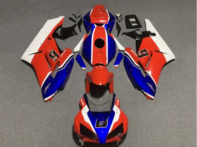 Carenados Moto Honda CBR1000RR 2004-2005 - Blanco Rojo Azul 6