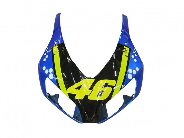 Carenados Moto Honda CBR1000RR 2006-2007 - Azul Fluorescent Verde Negro Brillante Tiburón 46