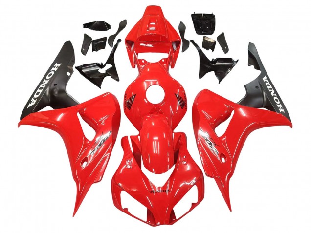 Carenados Moto Honda CBR1000RR 2006-2007 - Rojo Negro Mate