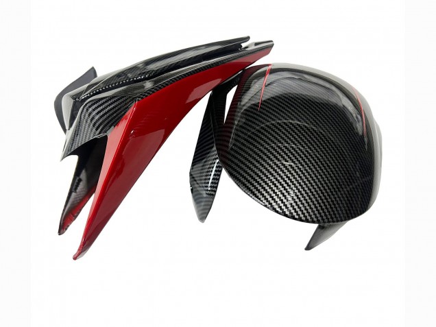 Carenados Moto Honda CBR1000RR 2008-2011 - Negro FibraCarbono Rojo