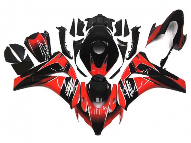 Carenado Moto Honda CBR1000RR 2008-2011 - Rojo Negro Brillante