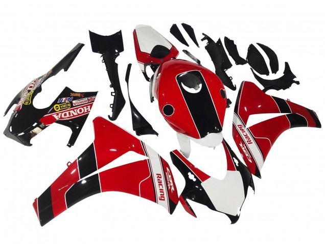 Carenados Moto Honda CBR1000RR 2008-2011 - Rojo Blanco Negro Brillante Carrera