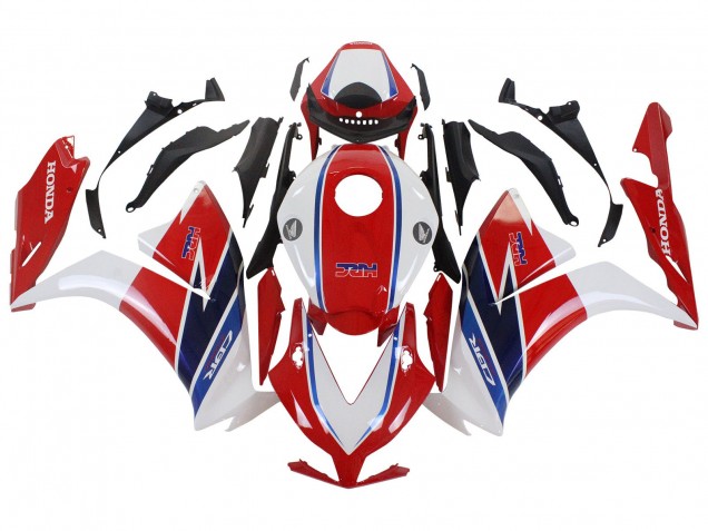 Kits Carenado Moto Honda CBR1000RR 2012-2016 - Blanco Rojo Azul