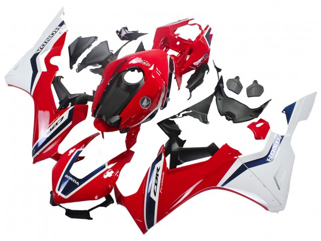 Carenados Moto Honda CBR1000RR 2017-2023 - Blanco Rojo Azul Oscuro Fireblade
