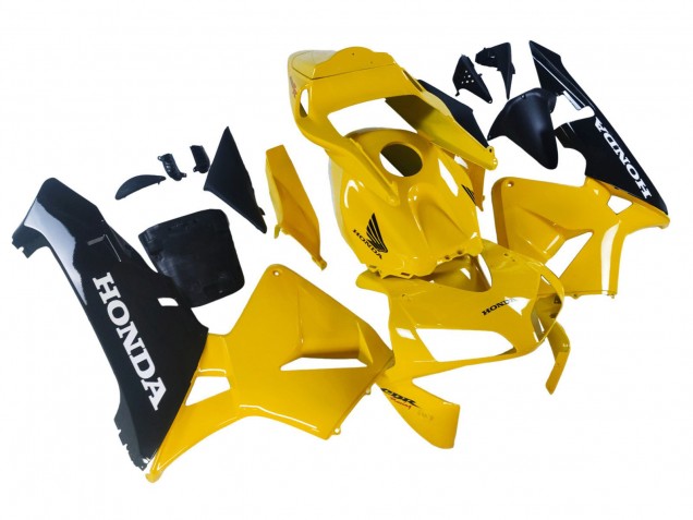 Carenados Moto Honda CBR600RR 2003-2004 - Amarillo Negro Brillante