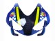 Carenados Moto Honda CBR600RR 2003-2004 - Azul Neon Amarillo Negro Brillante Tiburón