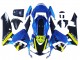 Carenados Moto Honda CBR600RR 2003-2004 - Azul Neon Amarillo Negro Brillante Tiburón