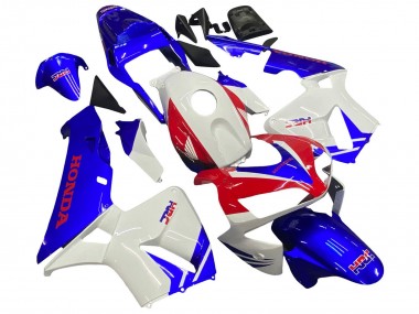 Carenados Moto Honda CBR600RR 2003-2004 - Blanco Azul Rojo HRC