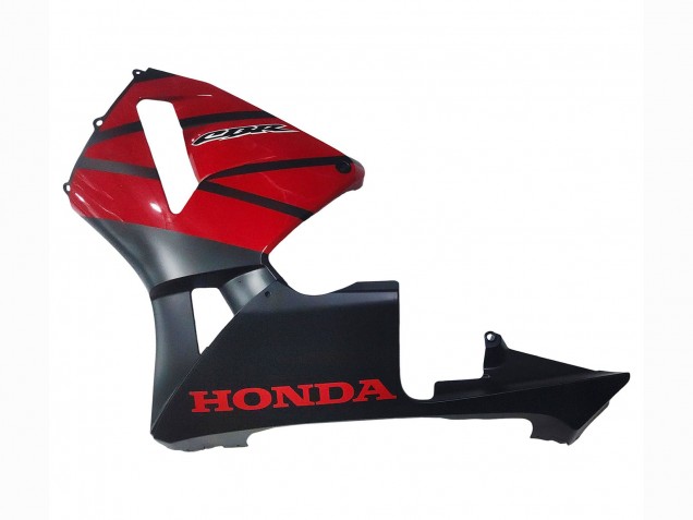 Carenados Moto Honda CBR600RR 2003-2004 - Rojo Negro Brillante Negro Mate