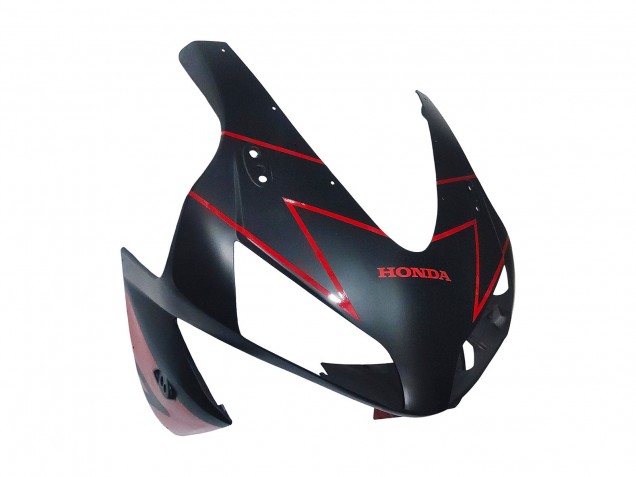 Carenados Moto Honda CBR600RR 2003-2004 - Rojo Negro Brillante Negro Mate