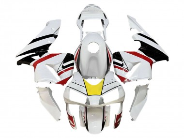 Carenados Moto Honda CBR600RR 2003-2004 - Blanco Rojo Amarillo Negro