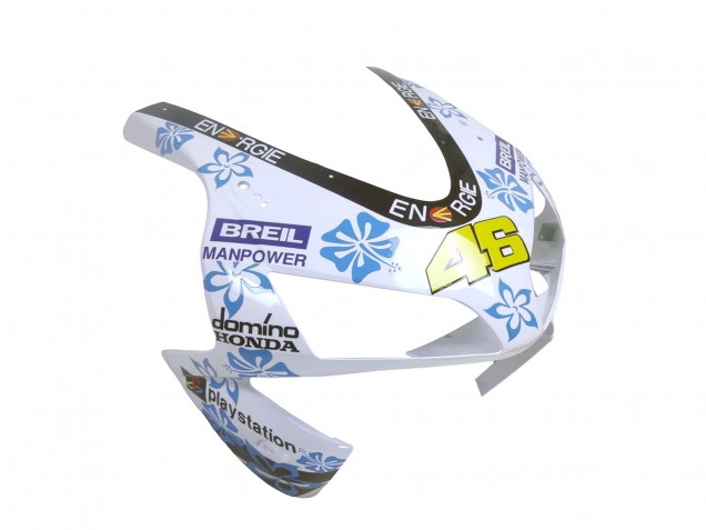 Carenados Moto Honda CBR600RR 2003-2004 - Blanco Azul Rojo Nastro Azzurro 46