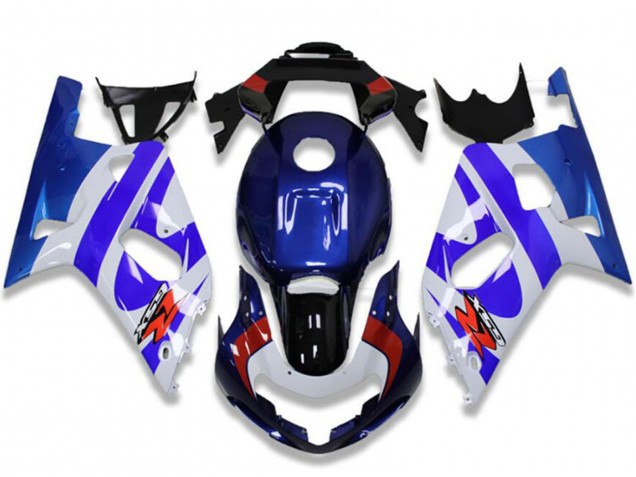 Carenados Moto Suzuki GSXR 600/750 2001-2003 - Blanco Azul Rojo Negro