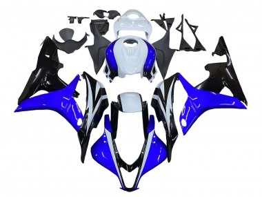 Carenado Moto Honda CBR600RR 2007-2008 - Blanco Azul Negro Brillante