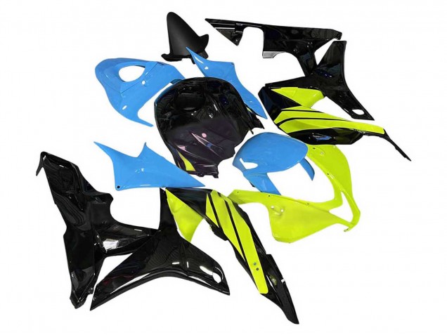 Carenados Moto Honda CBR600RR 2007-2008 - Azul Amarillo Negro Brillante