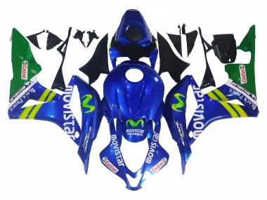 Carenados Moto Honda CBR600RR 2007-2008 - Azul Verde MoviStar Castrol