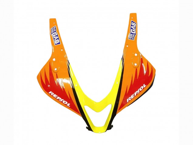 Carenados Moto Honda CBR600RR 2007-2008 - Amarillo Naranja Negro Brillante Rossi Repsol