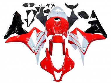 Carenado Moto Honda CBR600RR 2007-2008 - Blanco Rojo Negro Brillante