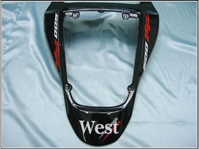 Carenados Moto Honda CBR600RR 2007-2008 - Negro Brillante Blanco West