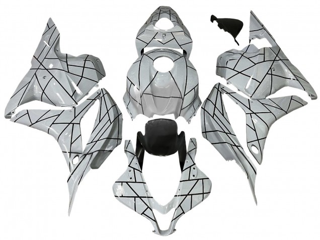 Carenados Moto Honda CBR600RR 2009-2012 - Blanco Gris Negro Línea