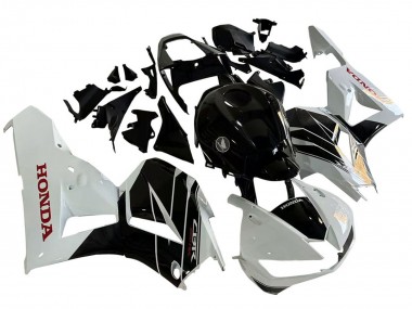 Kits Carenado Moto Honda CBR600RR 2013-2023 - Blanco Negro Brillante