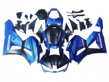 Carenados Moto Honda CBR600RR 2013-2023 - Azul Negro Mate Carrera