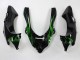 Carenados Moto Kawasaki ZX10R 2004-2005 - Negro Verde Llama Ninja