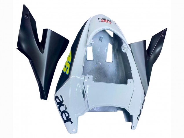 Carenados Moto Kawasaki ZX10R 2004-2005 - Azul Brillante Blanco Fiat Motul