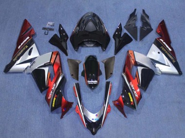 Carenados Moto Kawasaki ZX10R 2004-2005 - Blanco Negro Fluorescent Amarillo Ninja