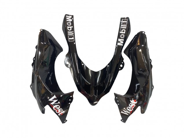 Carenados Moto Kawasaki ZX10R 2004-2005 - Blanco Negro West Ninja