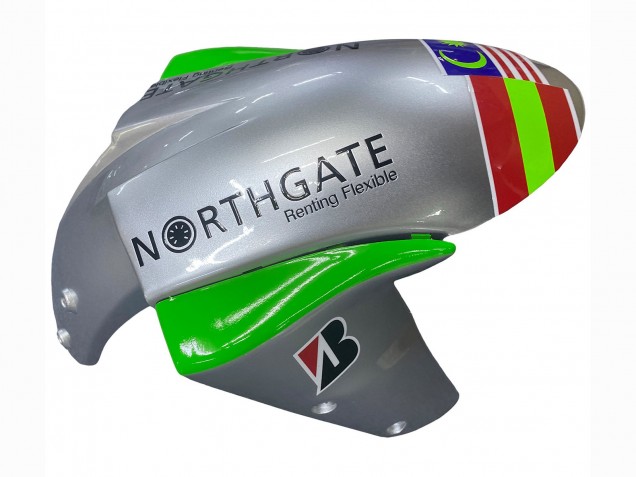 Carenados Moto Kawasaki ZX10R 2004-2005 - Verde Plata Negro 69