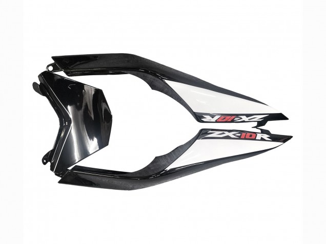 Carenados Moto Kawasaki ZX10R 2008-2010 - Negro Brillante Blanco Verde Monstruo Elf