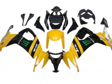 Carenados Moto Kawasaki ZX10R 2008-2010 - Amarillo Negro Verde Monstruo