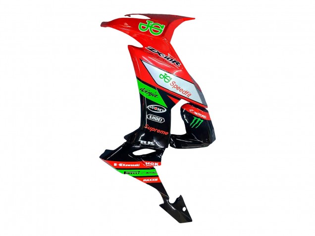 Carenados Moto Kawasaki ZX10R 2008-2010 - Rojo Verde Negro