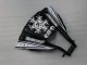 Carenados Moto Kawasaki ZX10R 2011-2015 - Negro Brillante Blanco Elf Nieve Calcomanía