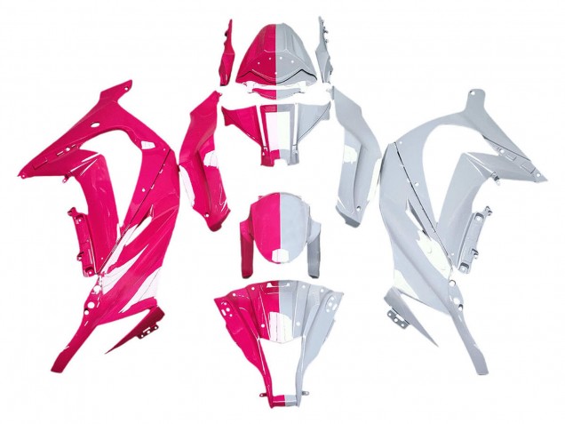Carenados Moto Kawasaki ZX10R 2011-2015 - Rosa Blanco Dividir