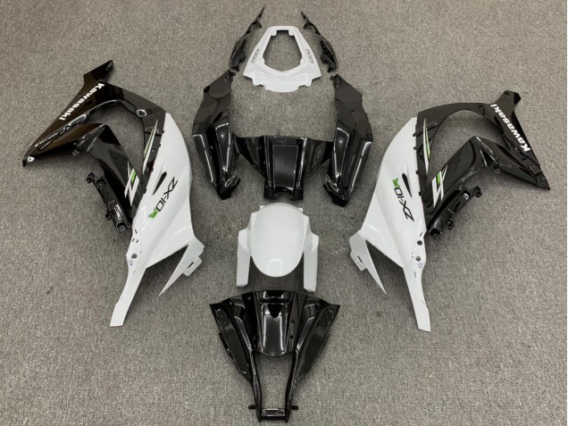 Carenados Moto Kawasaki ZX10R 2011-2015 - Blanco Negro Brillante Verde