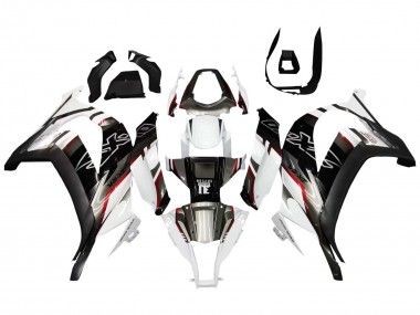 Carenados Moto Kawasaki ZX10R 2011-2015 - Blanco Negro Brillante Negro Mate Rojo