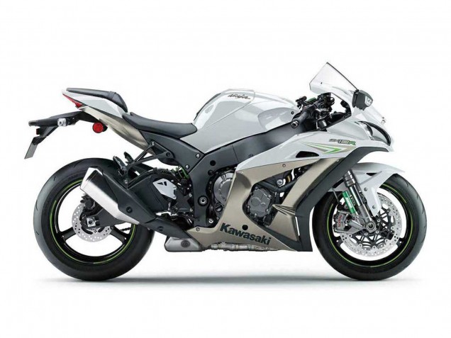 Carenados Moto Kawasaki ZX10R 2016-2020 - Blanco Perla Verde