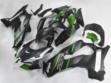 Carenados Moto Kawasaki ZX10R 2021-2025 - Negro Mate Verde Blanco